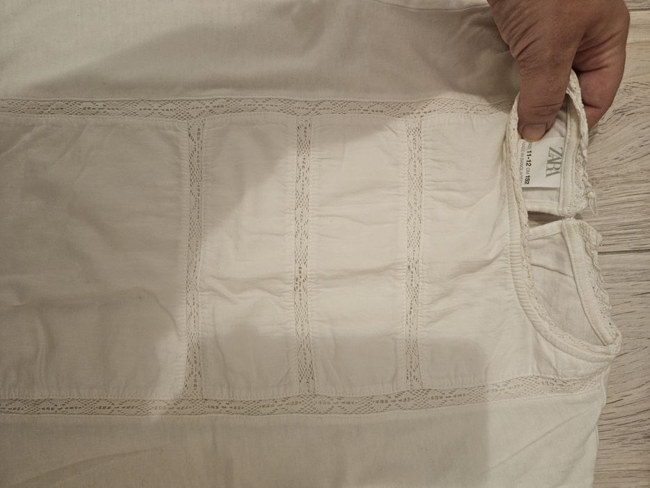 Tricouri / bluze  Zara, Reserved, albe, 152 cm, 11ani, 3 bucati