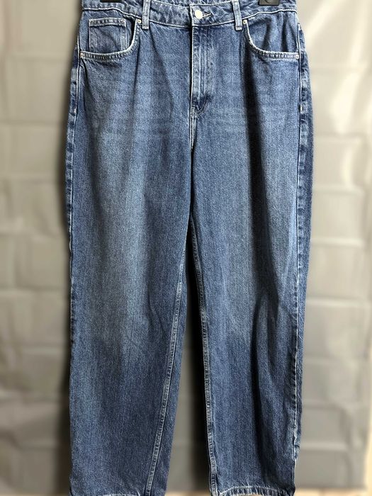 blugi V by Very, unisex, largi, trapez, albastru