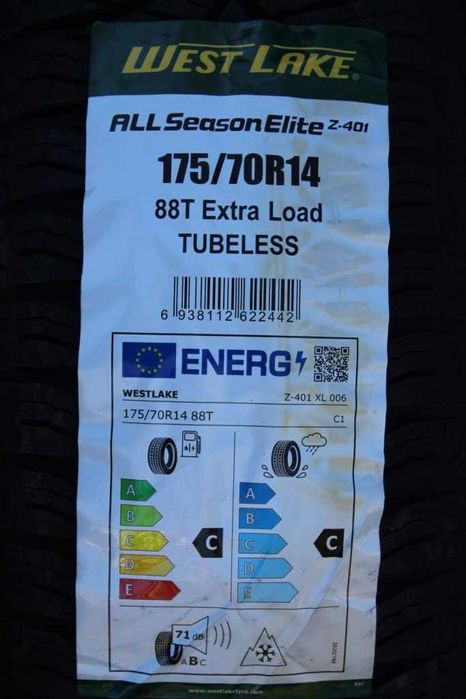Anvelope noi 175/70R14 WestLake, All Season