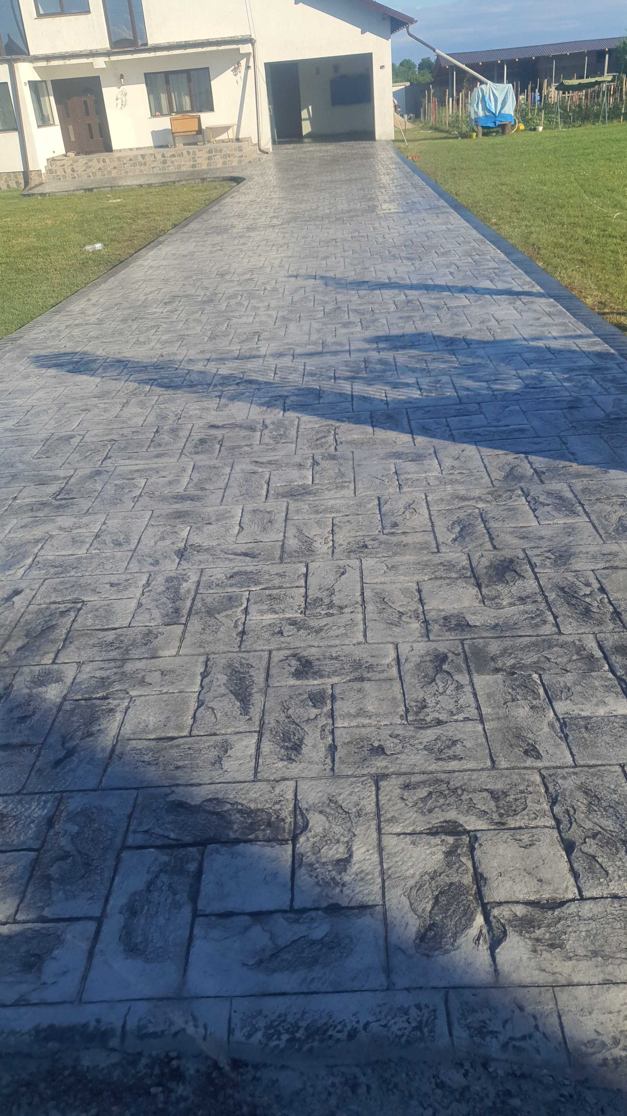 # beton amprentat si elicopterizat# pavaj din beton amprentat