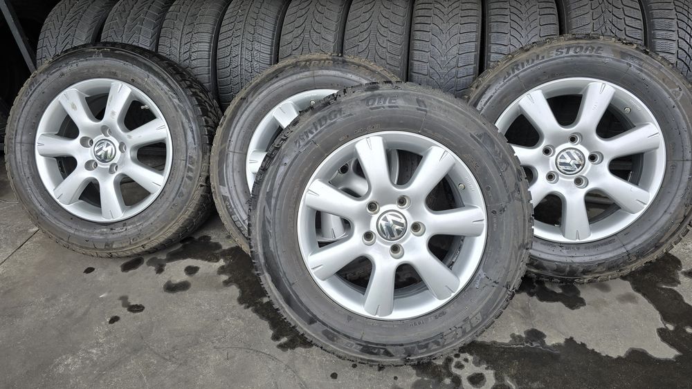 4 jante aluminiu Volkswagen Touareg 17 cu anvelope iarnă