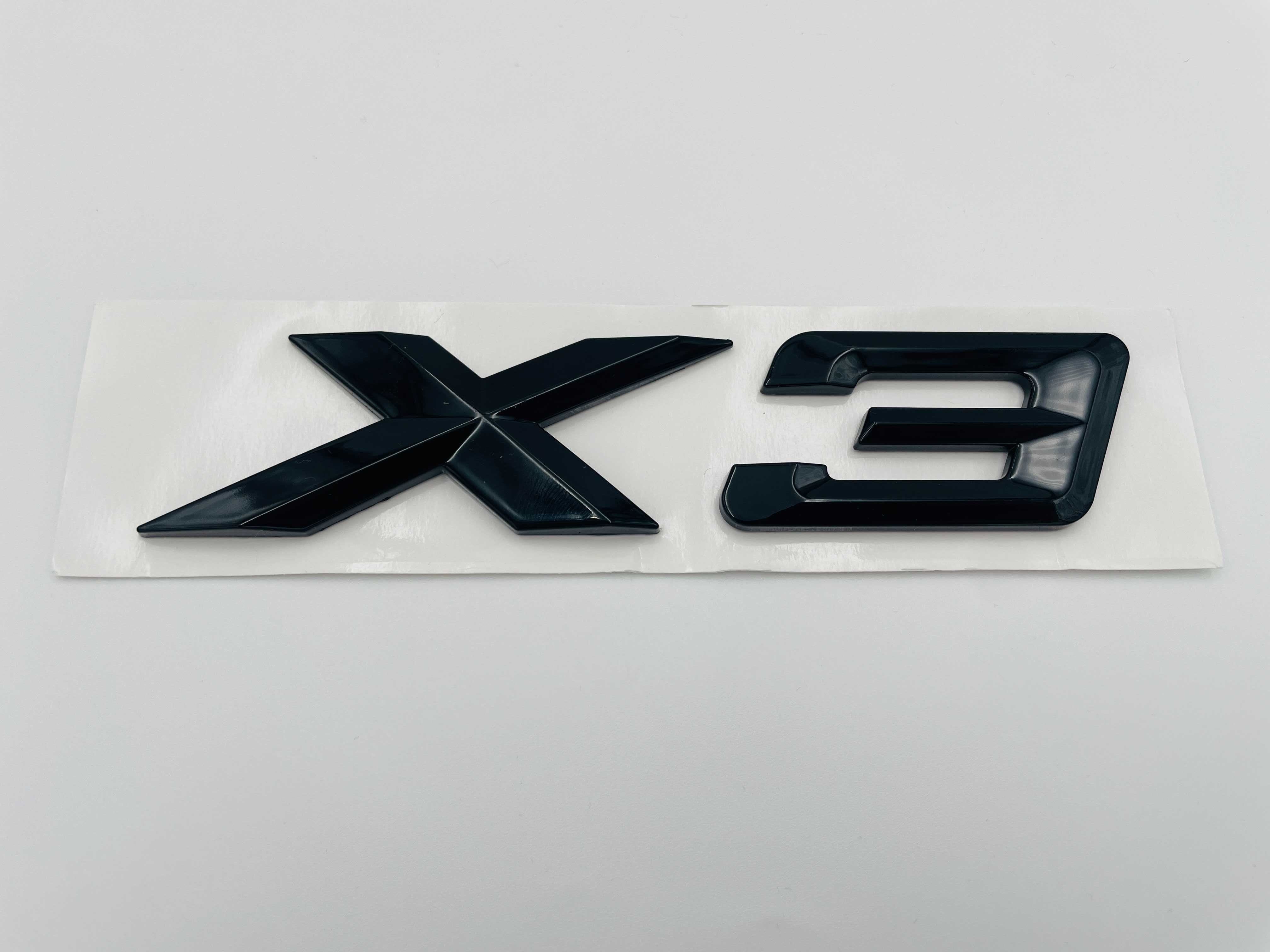 Set embleme compatibile BMW X3 x-drive 25i negru