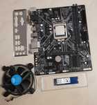 kit procesor i3 9100F, cooler, placa de baza Gigabyte, SSD M2 NVMe PCE