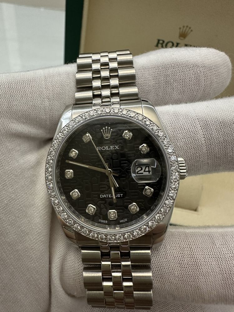 Rolex DateJust diamonds
