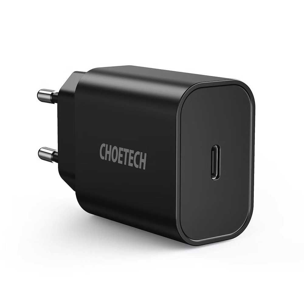 Choetech Wall Charger USB-C 20W PD - зарядно за iPhone 15 Pro Max
