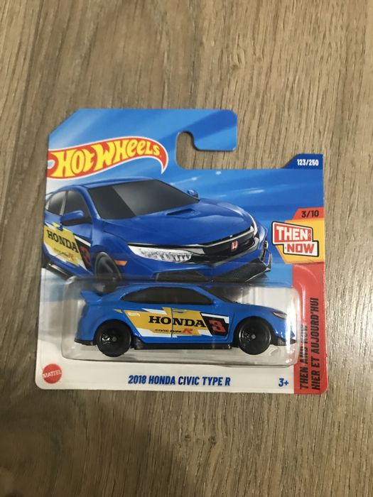Honda civic 2018 type R  hot wheels hotwheels хонда количка