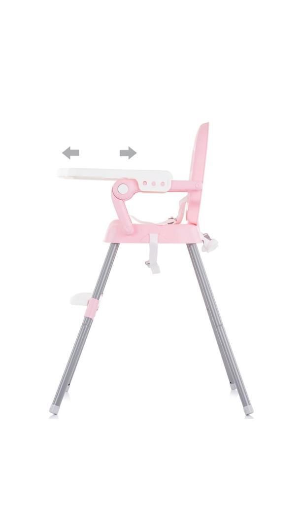 Scaun de masa pentru bebelusi 3 în 1 roz /blue