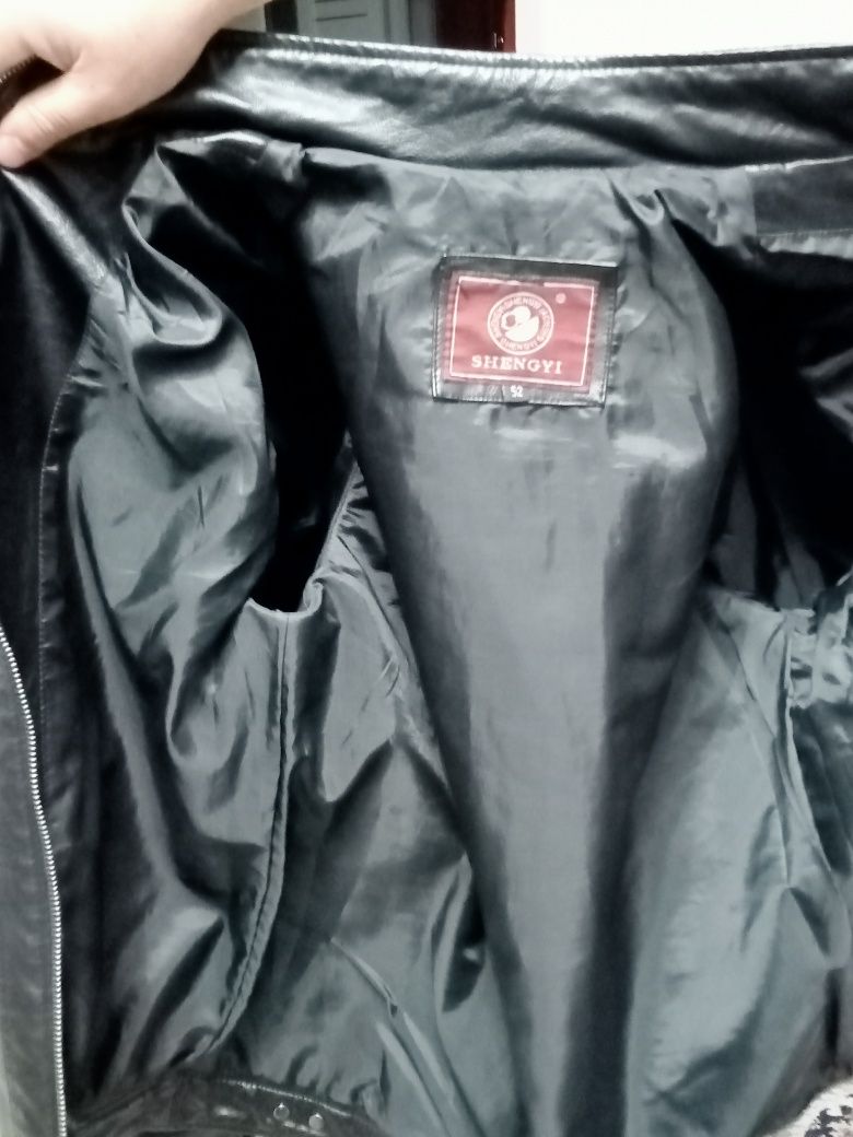 Куртка кожаная фабричная Пекин