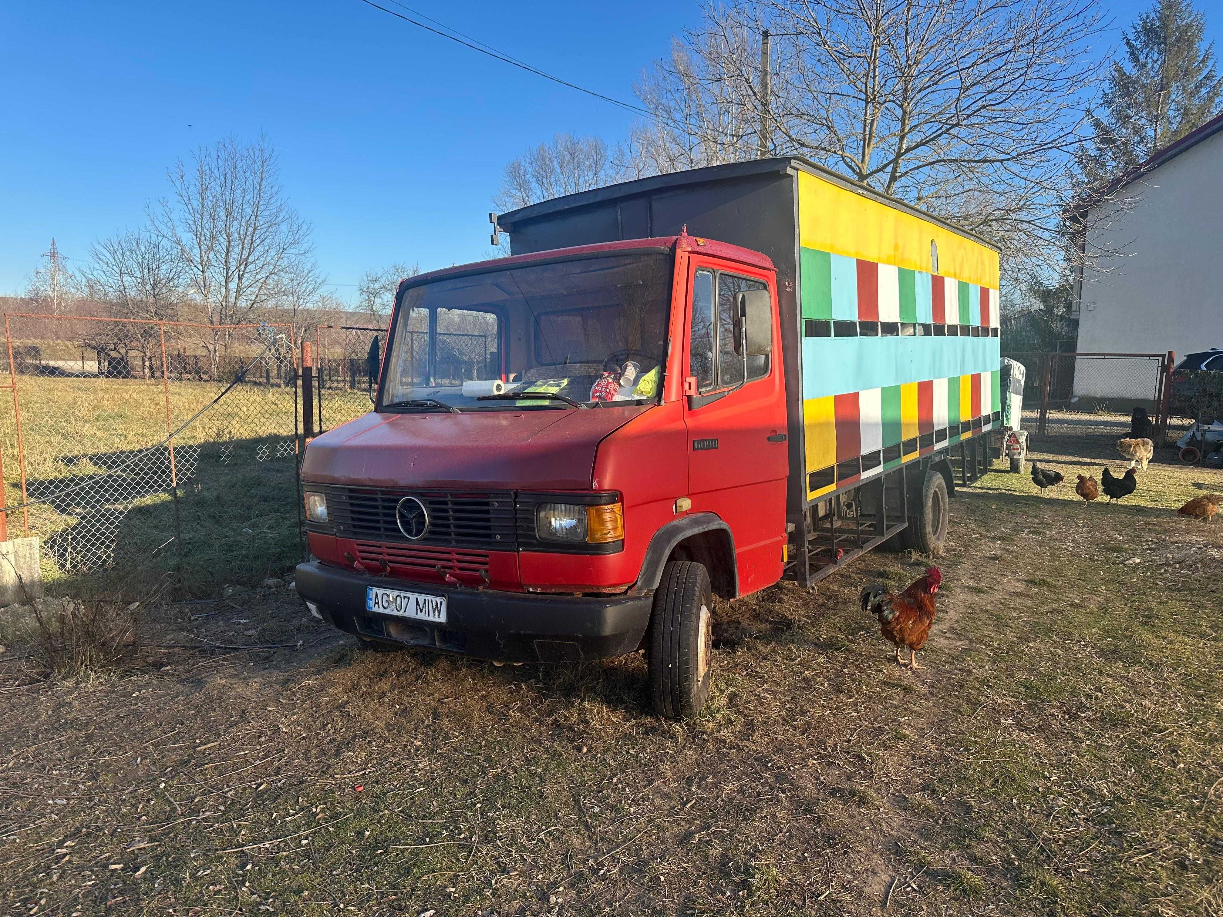 Stupi cu albine și pavilion apicol Mercedes Vario – Afacere la cheie!