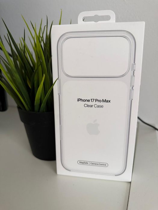 Husa Apple Clear Case Transparent iPhone 17 pro max ORIGINALA Sigilata
