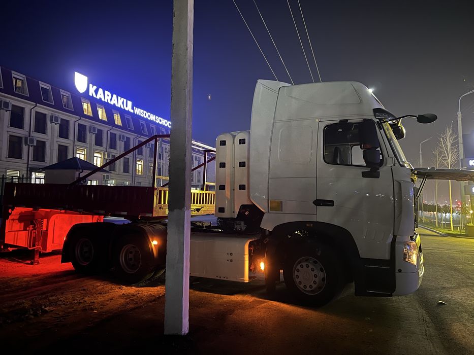 Тягач. HOWO. T7H ва Трал 17.5 м. Янги.