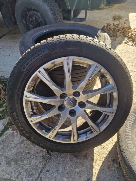 Vand Set Complet Iarna Jante Audi 5x112 17 OEM 225 50 17 A4 A5 A6