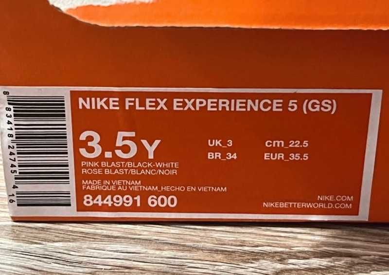 NOI Nike Flex Experience 5 (GS) roz-negru