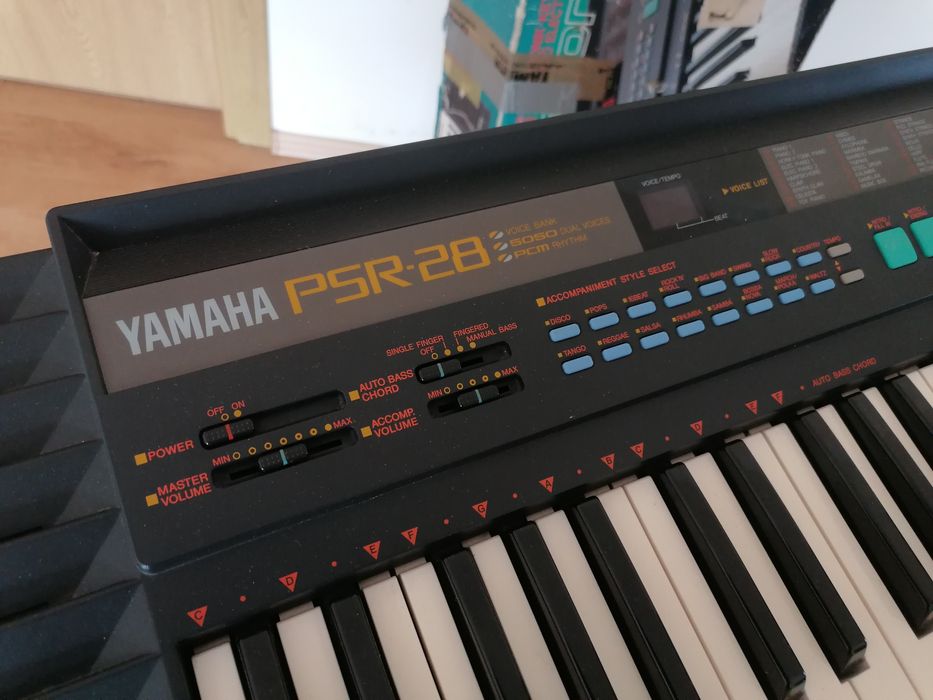 Yamaha PSR-28 DASsystem awm memory pian digital orga electronică