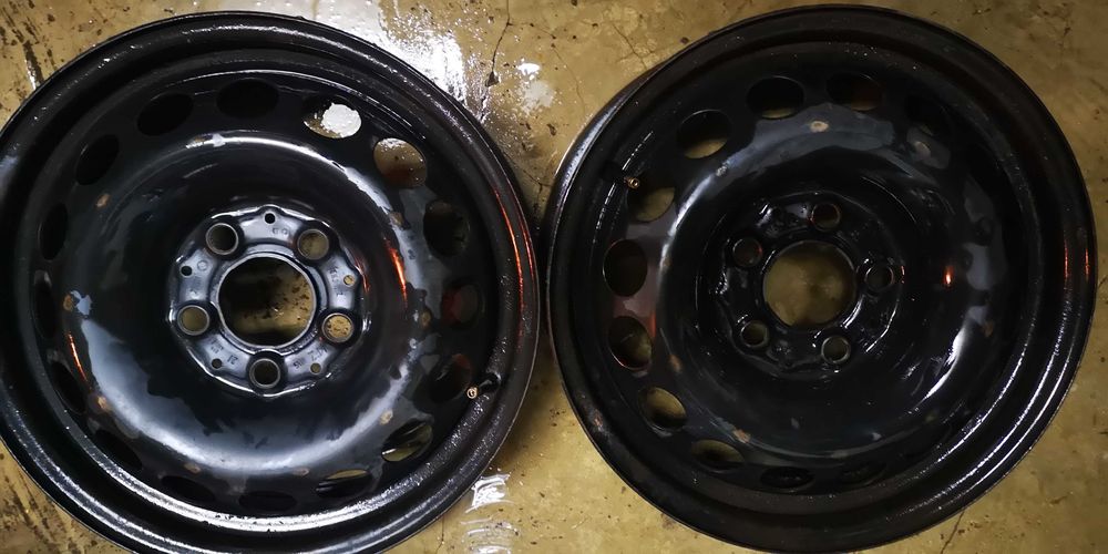 2 бр. железни джанти оригинални за Mercedes 5 1/2 J x 15H2 ET42