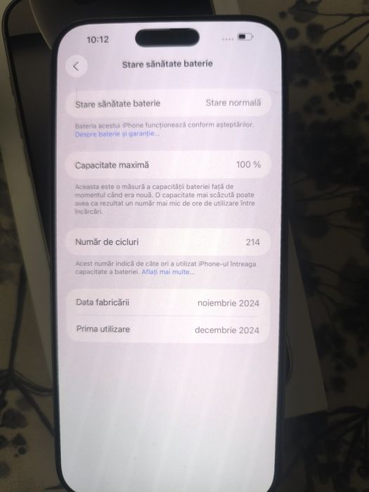 Vând s-au schimb iPhone 16 Pro Max 5G 512GB Natural Titanium