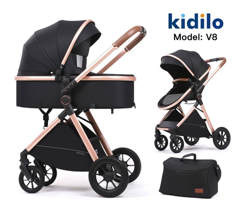 Коляска Kidilo 2 в 1 с автокресло каляска Kolyaska kalyaska детский
