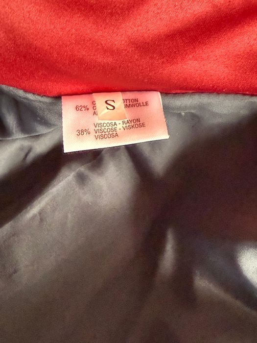 Trench rosu nou fara eticheta bumbac & vascoza