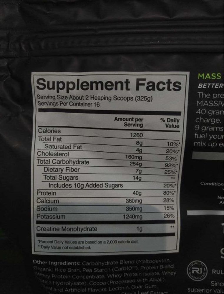 Rule1 mass gainer USA Rule 1 geyner protein pratain gayner R1 mass