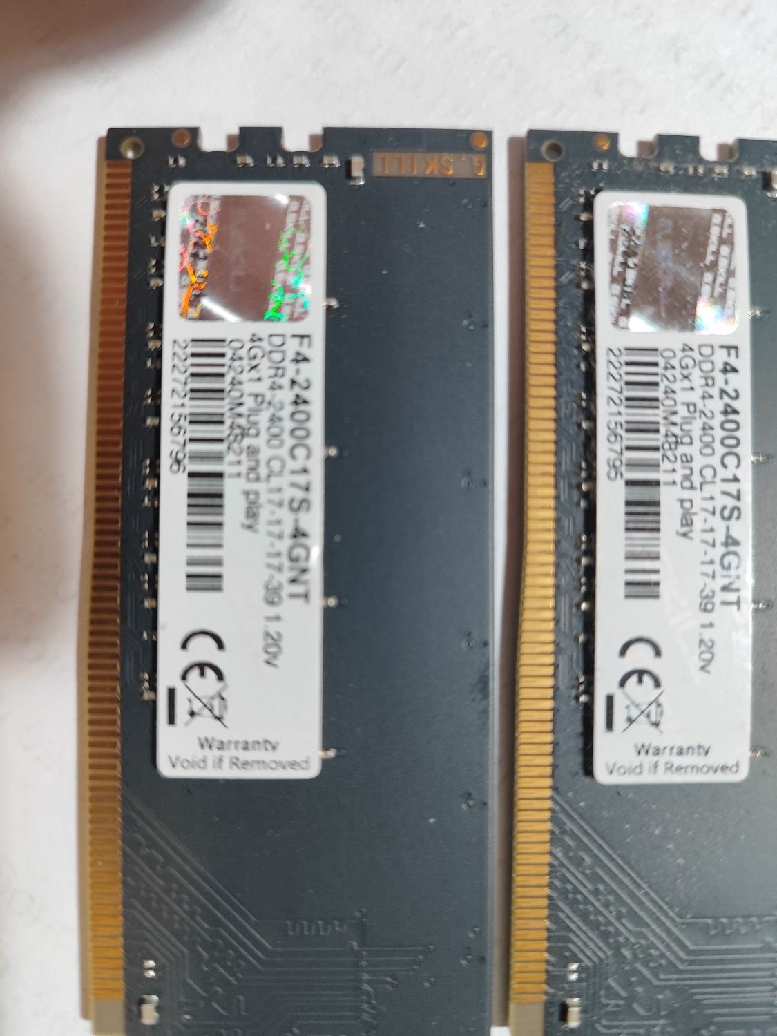 Продам оперативную память ddr4