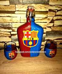Бутилка с логото на "Барселона"/ FCB- подарък за фен на Барселона