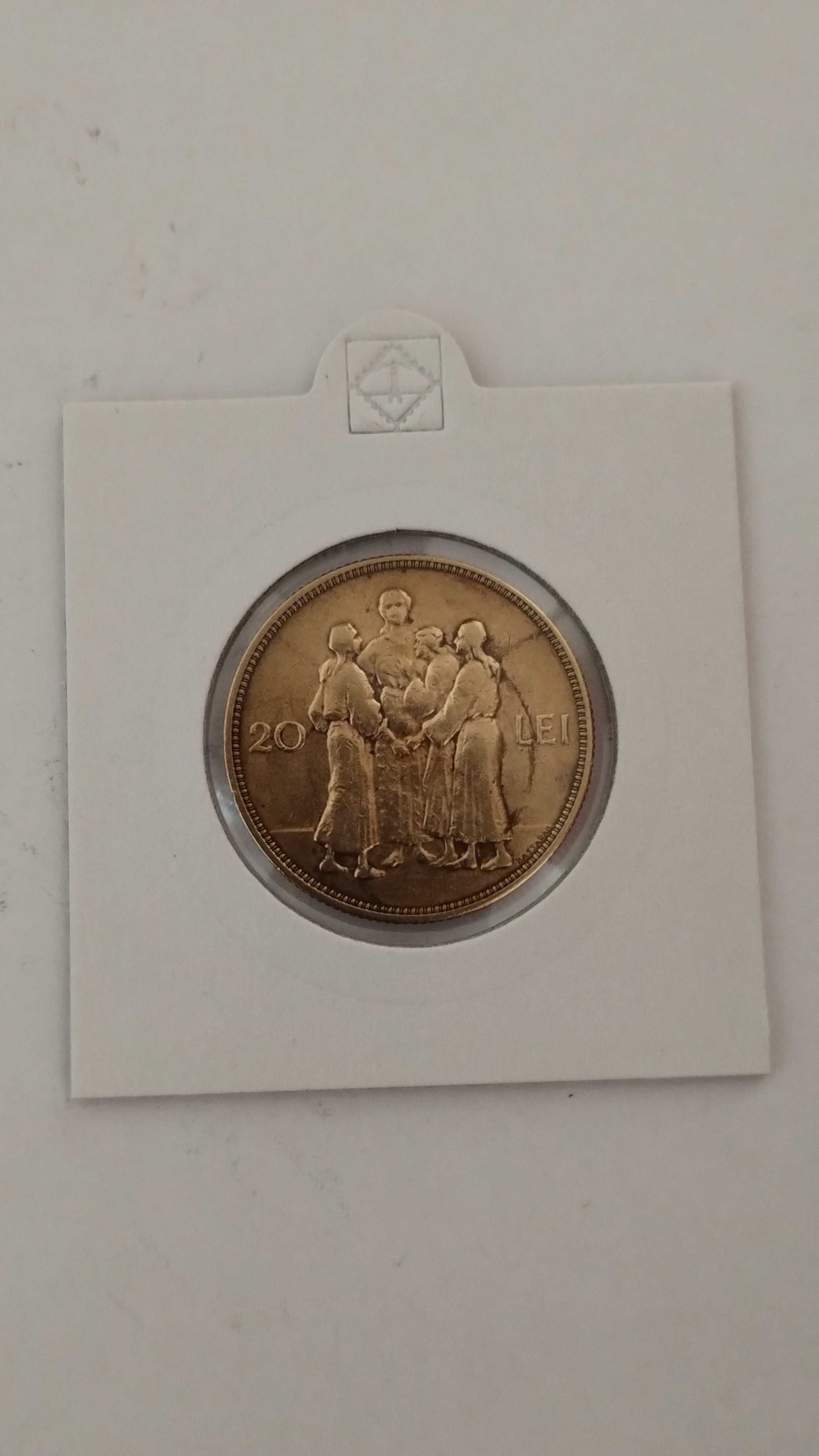Moneda 20 lei 1930 Hora