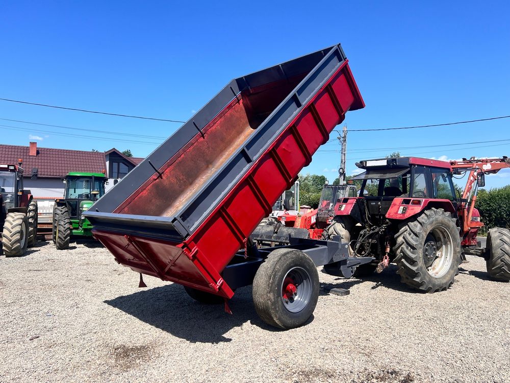 Remorca agricola tandem bena 7,7 t