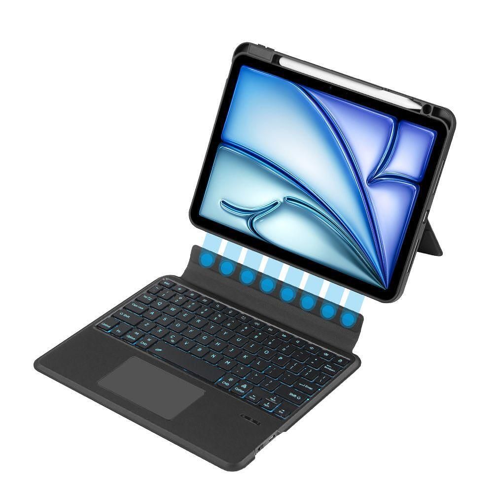 Калъф с bluetooth клавиатура за ipad air 11" (2024) от tech-protect sc