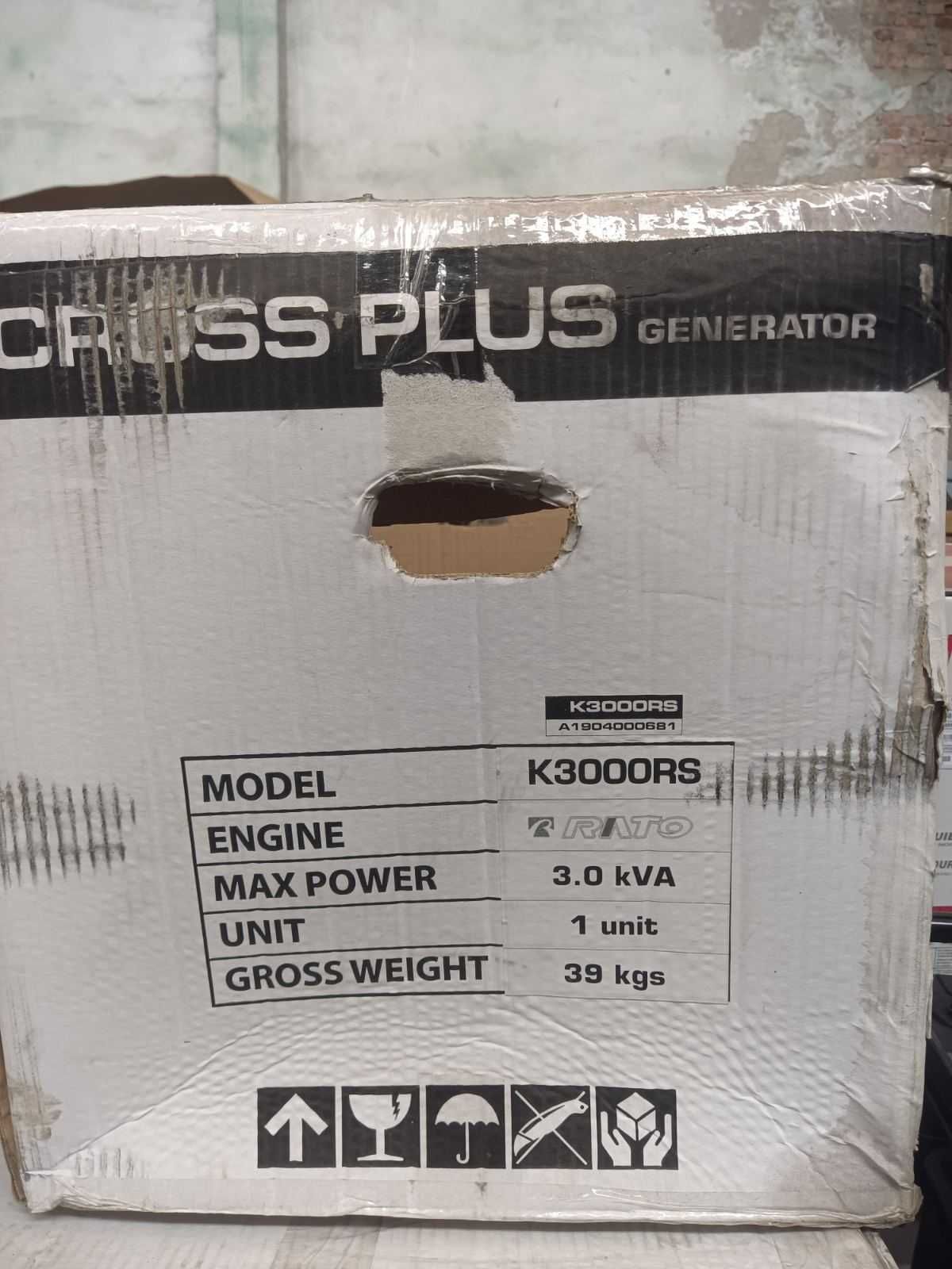 Генератор Cross Plus К3000RS, 3Kw