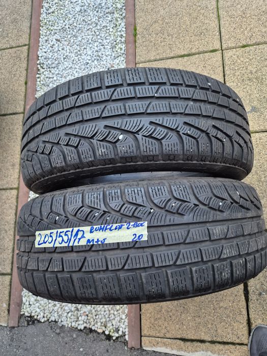 Vând cauciucuri 205/50/17 M+S Runflat 2 buc //Pirelli//7mm