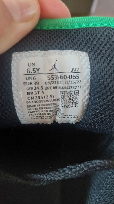 Jordan 1 low " Lucky Green"