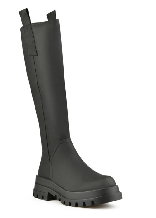 Дамски ботуши черни с хастар