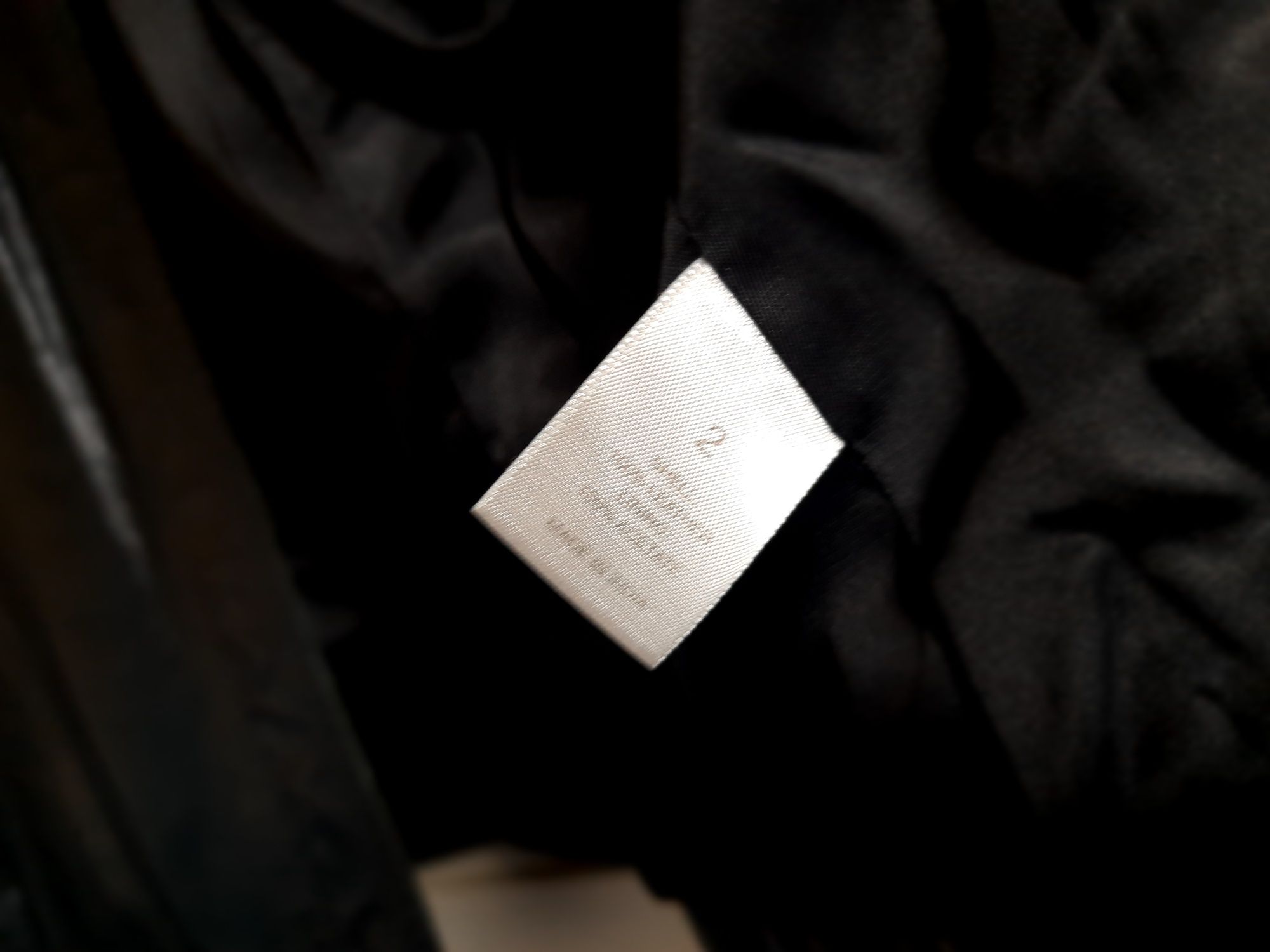 Geaca de dama, din piele naturala, neagra- firma DKNY masura S
