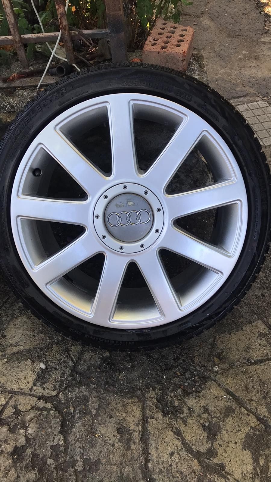 Audi 18ки 5x112 оригинални джанти с гуми