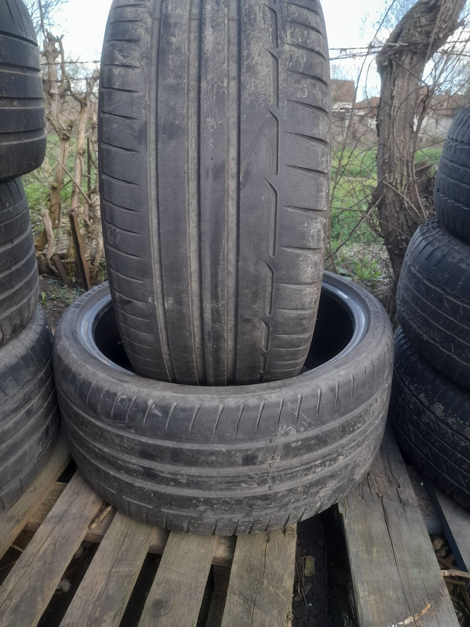 Vând 2 anvelope 265 30 20 dunlop de vara dot 2018