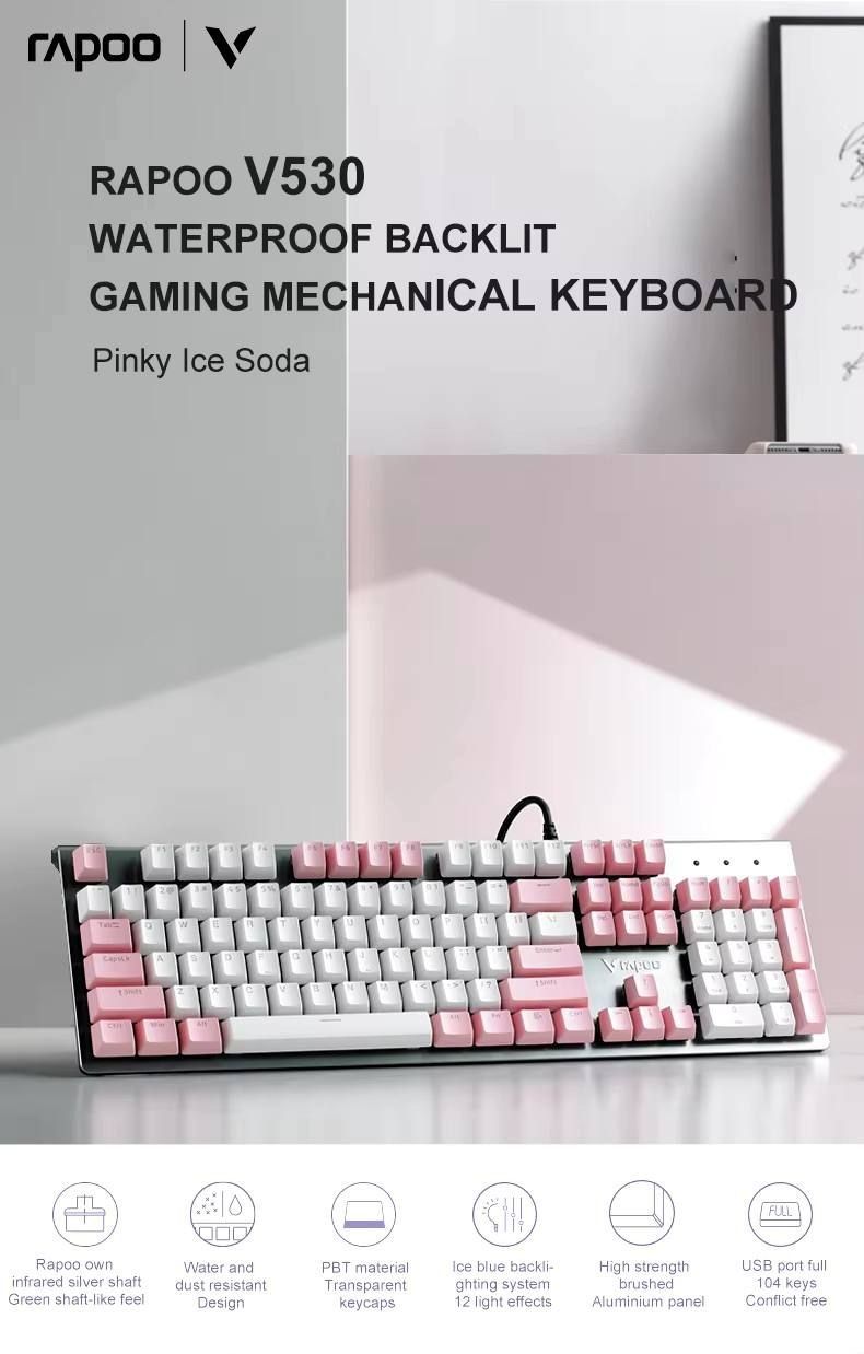 [Клавиатура] Rapoo klaviyatura ESK 750C blue swich
 механическая игров