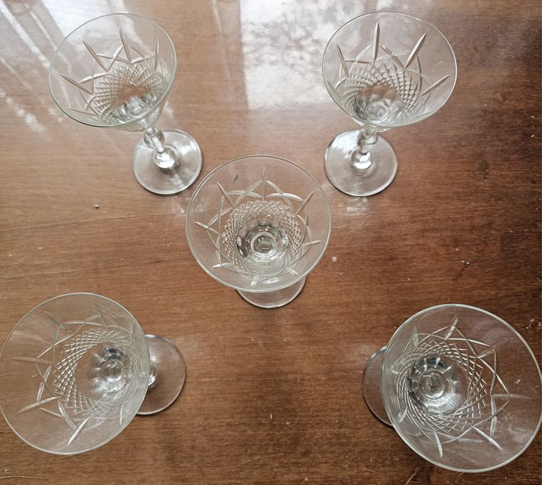 Pahare de cristal(rubin)