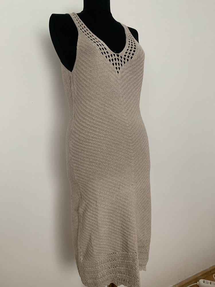Rochie de plaja crem