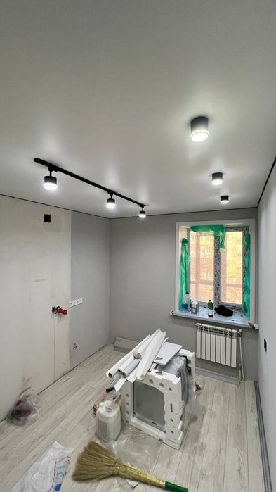 Натяжные Потолки! от 2000тг м²! Рассрочка Каспи! Поклейка галтелей!