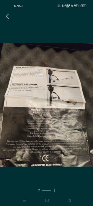 Avertizoare fox micron lxr + swingere