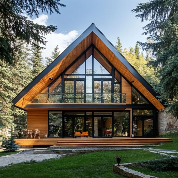 Cabane din lemn tip A