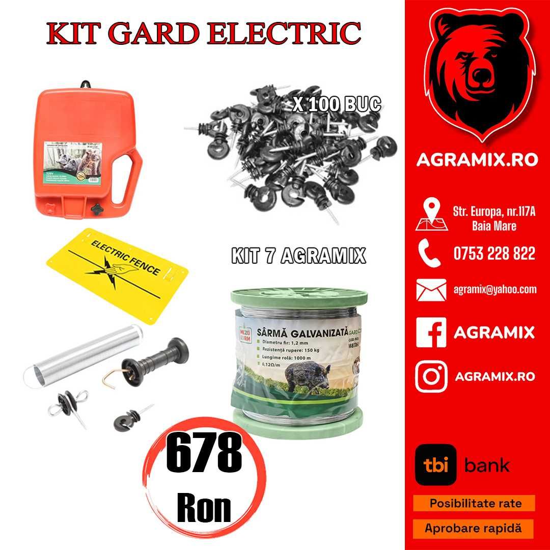 Kituri Breckner complete cu accesorii pentru gard electric Agramix noi