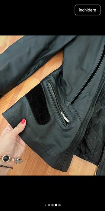 Geacă piele Orăștie marimea M-L