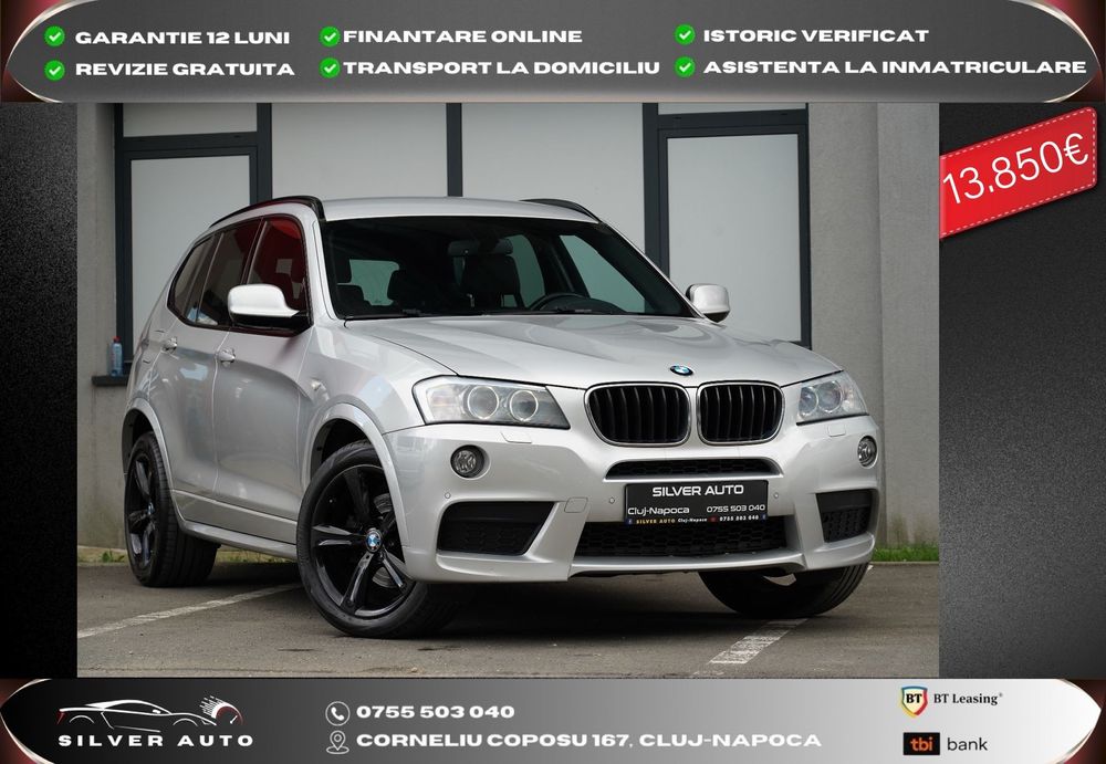 BMW X3 Mpack Automat Navi Piele Garantie 12 LUNI RATE