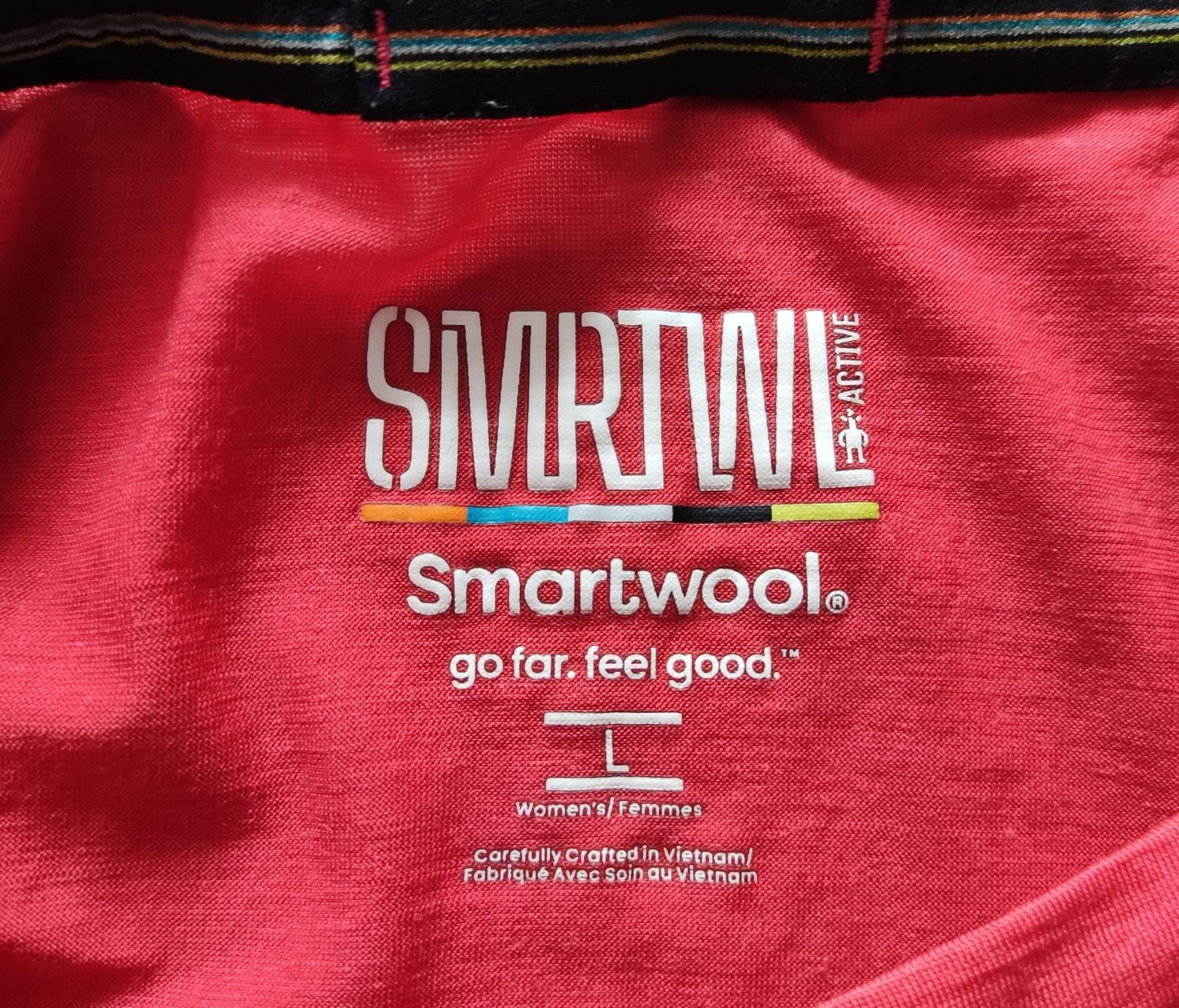 Smartwool® W Active Go Far Feel Good GR SS Tee, дамска мерино тениска