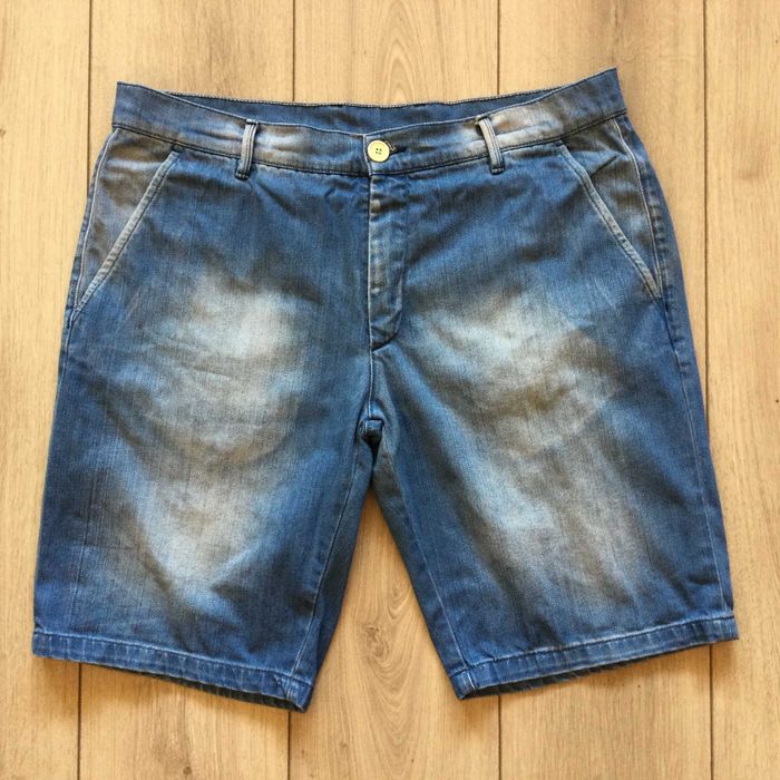 НОВИ оригинални сини дънкови къси гащета бермуди HERRLICHER размер 38