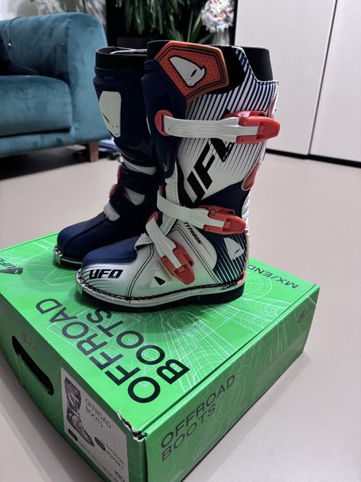 Ghete noi UFO motocross copii marimea 33