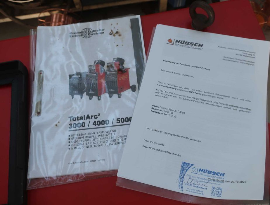 Заваръчен апарат, МИГ/МАГ, Fronius/Castolin Total arc 3000