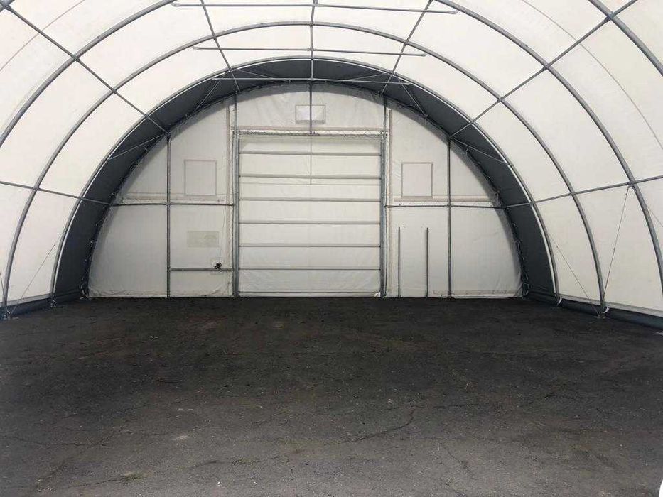 Cort pentru depozitare ,cort semicerc 12,2x12x6,1 m