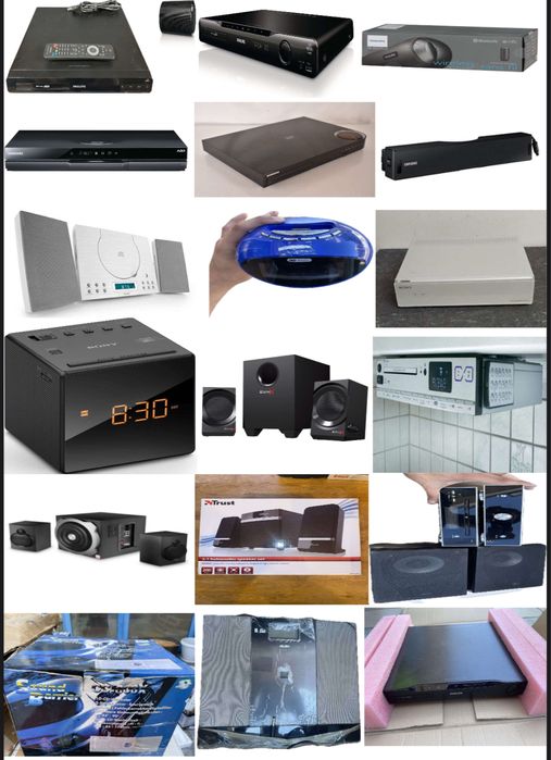 Палет с музикална и аудио техника